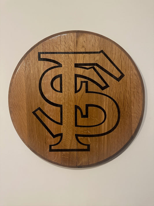 Florida State Bourbon Barrel Head