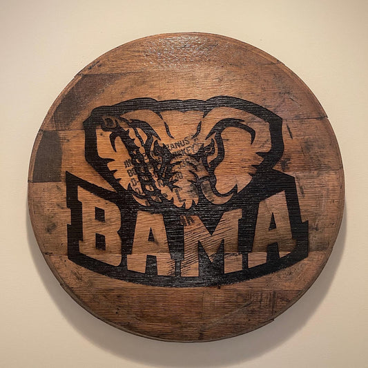 Bama Big Al Bourbon Barrel Head