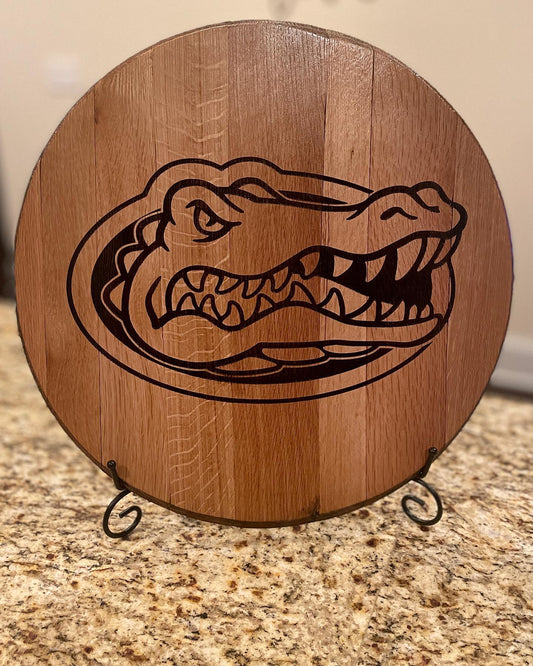 Gators Bourbon Barrel Head